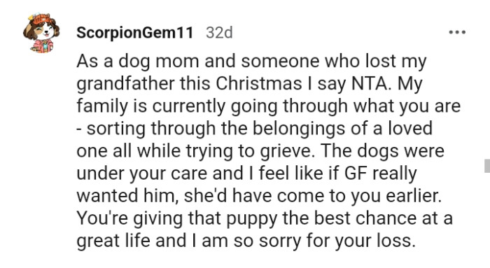 This Redditor's family is currently going through what the OP is experiencing