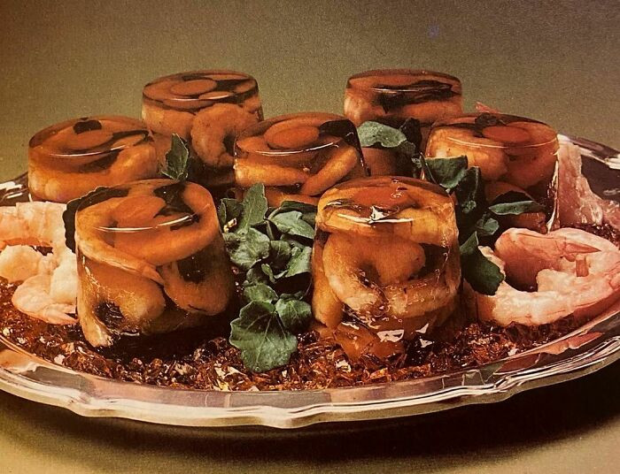 10. Shrimp Aspic from 1972. Cooking Course