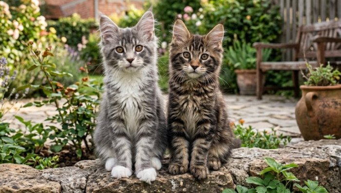How can you tell if a tabby cat is part Maine Coon?