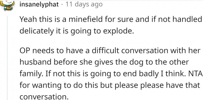 OP should be careful