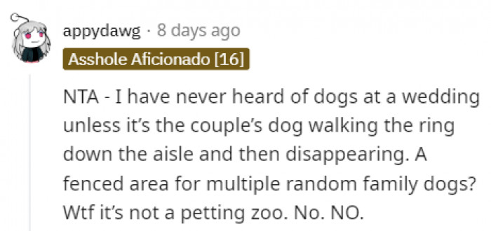 It's easy to see how a petting zoo with dogs could cause a lot of issues.