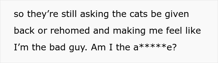 Is OP the bad guy?