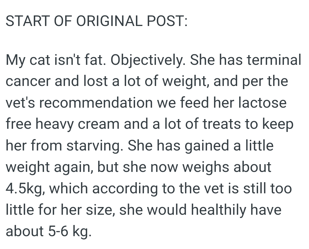 The OP kicks off her story