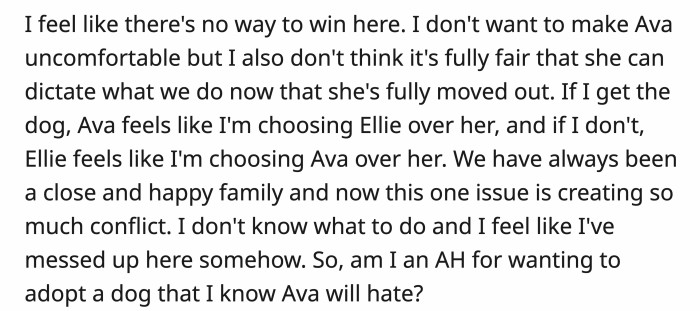 So is OP really in the wrong here?