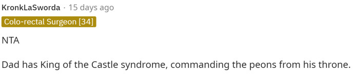 According to OP's comments, it seems that her mom is enabling this behavior.