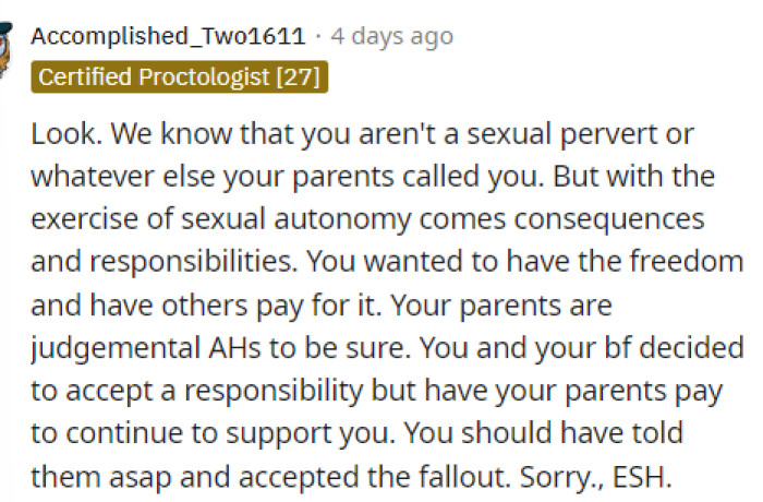 This goes to show that everyone does seem like she's in the wrong and we do agree with them.