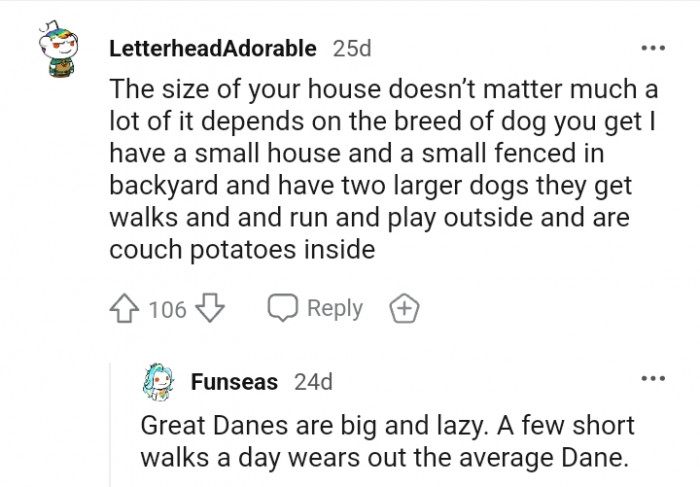 It all depends on the breed of the dog