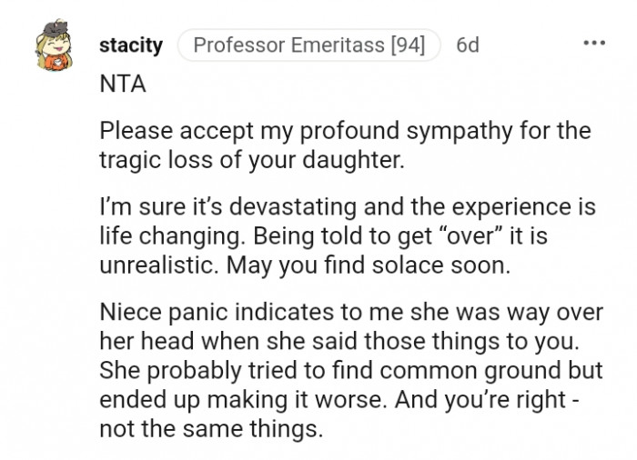 7. It's devastating and the experience is life changing