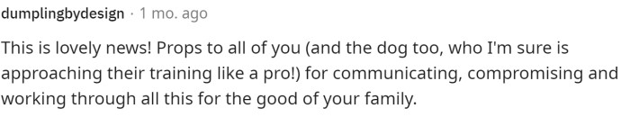 People were quite happy that everything worked out with OP, and we're happy as well.