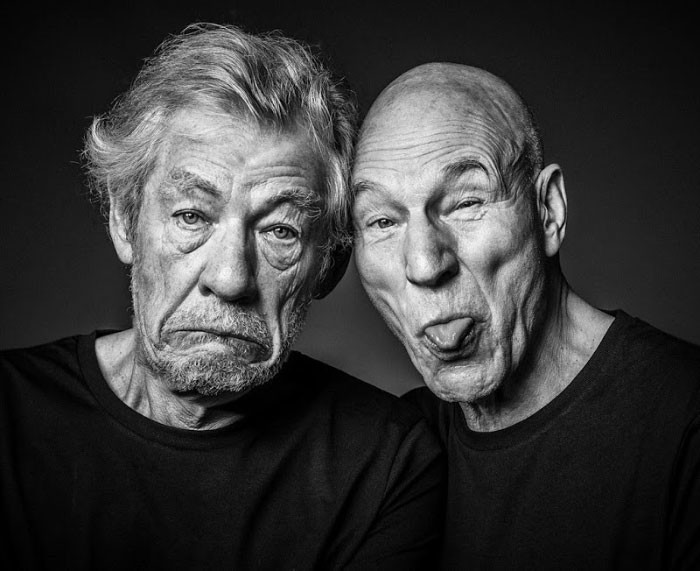 13. Ian McKellen and Patrick Stewart