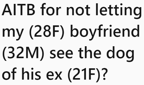 The OP asks the AmItheButtface community: