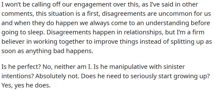 They seem like a nice couple. And we wish them all the best.