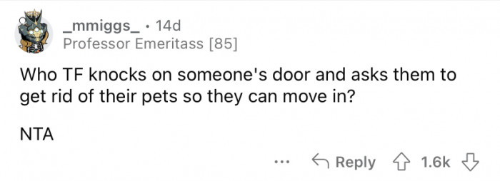 Who does that?