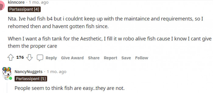 10. Fishes are not easy