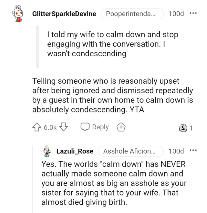 What the OP did is absolutely condescending