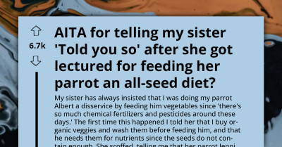 Horrified Veterinarian Lectures Pet Owner After Discovering That She Gives Her Parrot An All-Seed Diet