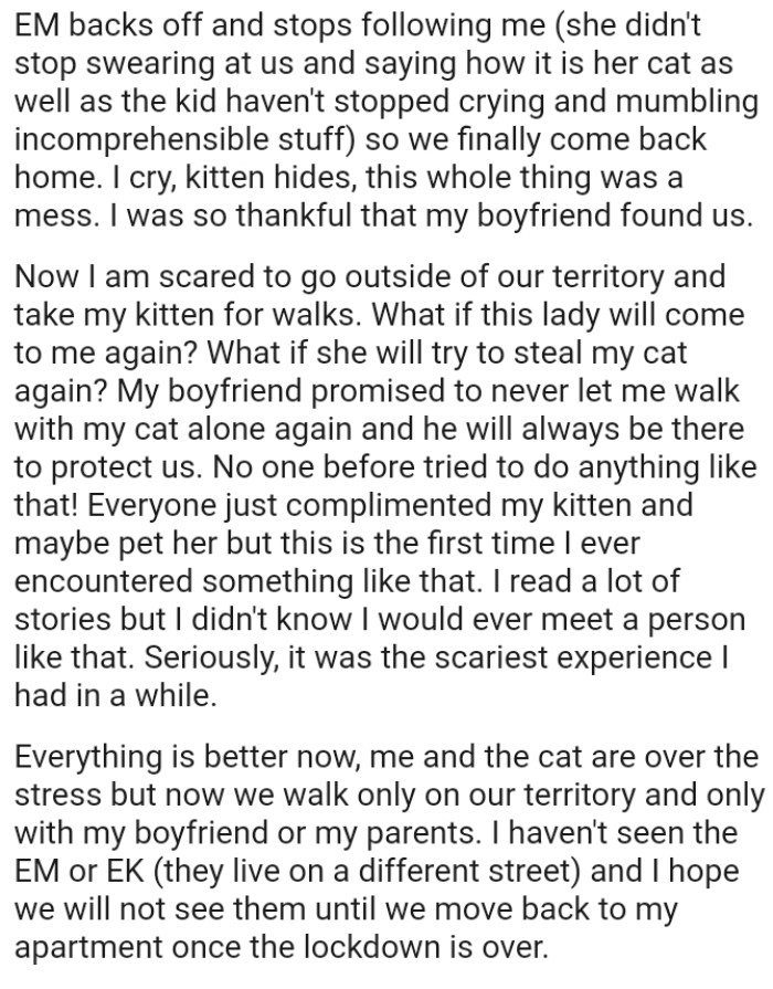 This is the first time the OP has ever encountered something like this