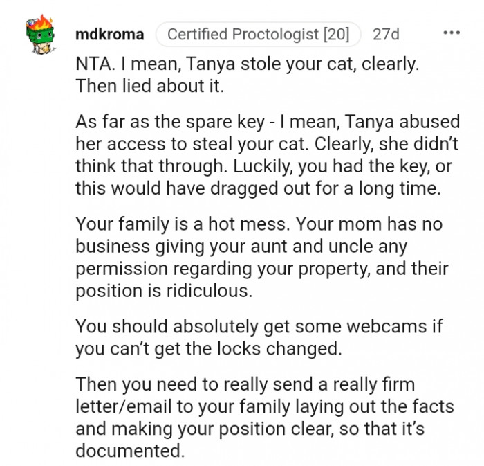 Tanya abused her access