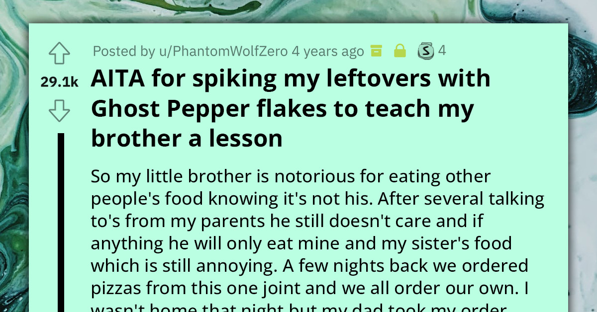 Older Brother Sprinkles Ghost Pepper Flakes On His Pizza After His