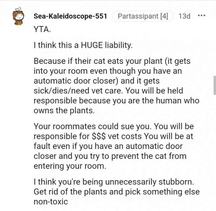 You will be at fault if anything happens