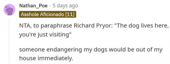 11. Even if it is their home, they should respect animals