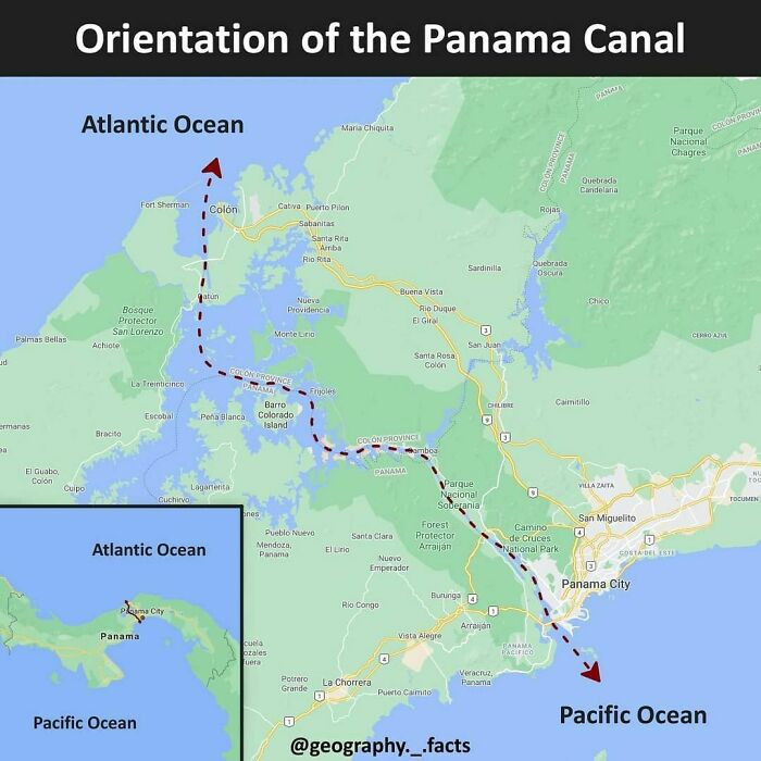 26. Panama Canal orientation