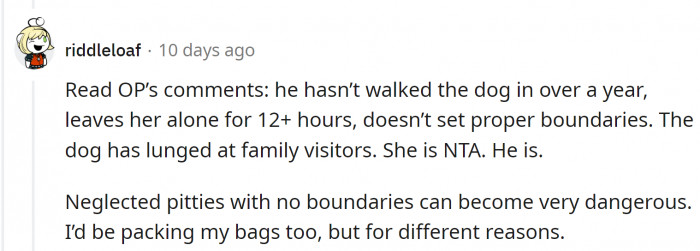 This dog is clearly neglected