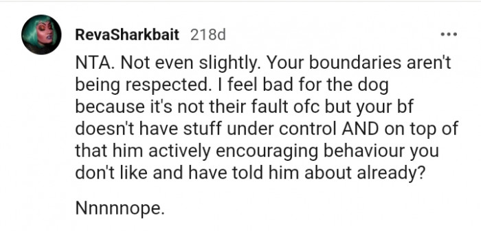 14. This Redditor feels bad for the dog