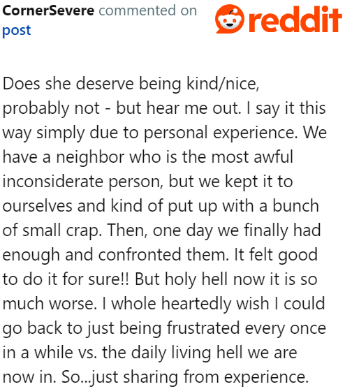 Sometimes, trying to get even doesn't always work. A Redditor speaks from experience.