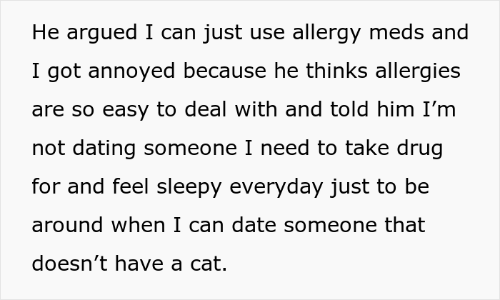 Allergies aren't easy to deal with. This guy doesn't get it.