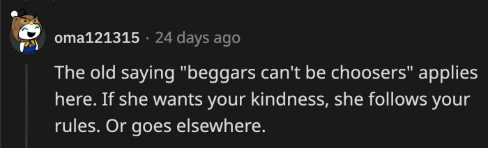 OP is the one granting the favor; she shouldn't be expected to bend over backwards or risk her dog's sanity to accommodate a visitor.