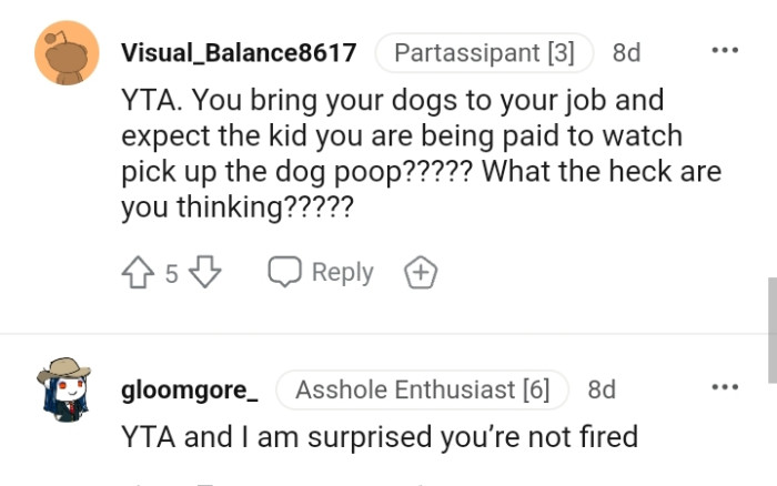 This Redditor would like to know what the OP was thinking