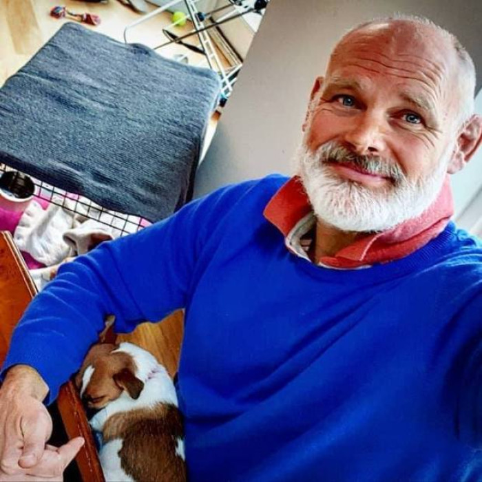 He tirelessly combed through the woods for days, and finally, they are back together