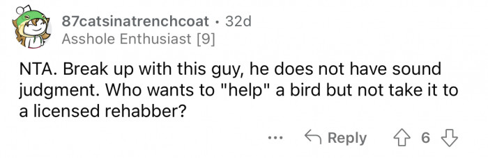 OP's boyfriend does not have sound judgment.