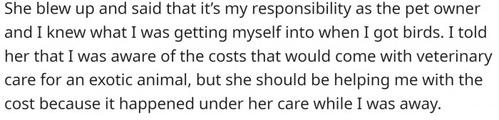 It led to an argument