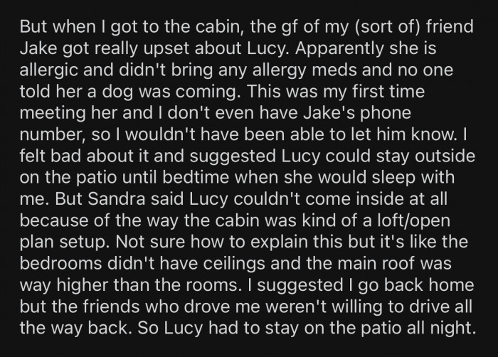 Then Lucy stepped into the picture, and everything went sideways.