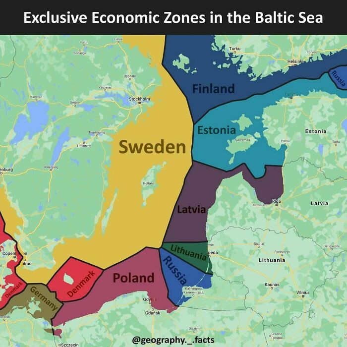 22. Economic zones in the Baltic Sea