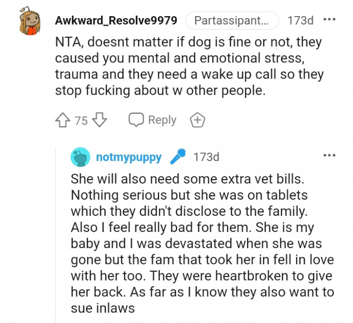 7. I was devastated that she was gone