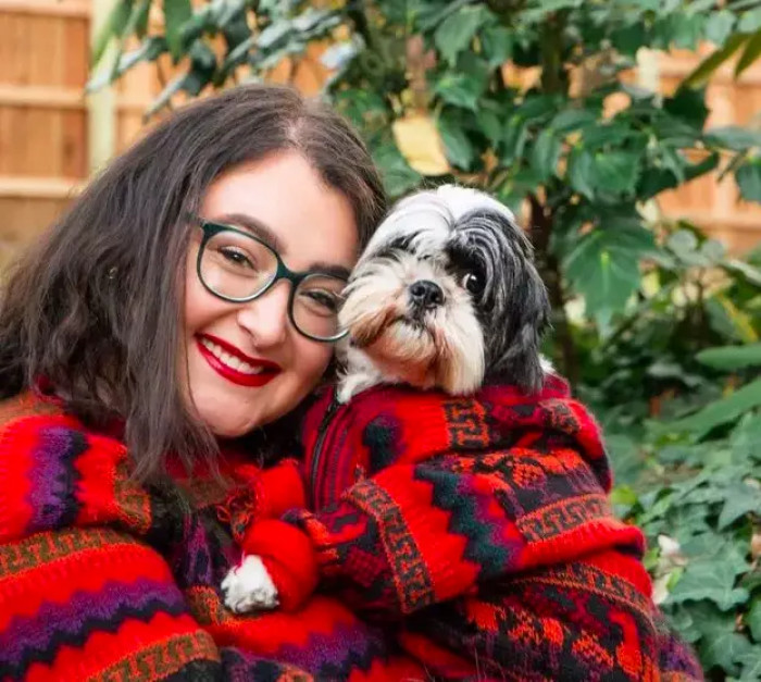 10. Yes, we're rocking matching sweaters today