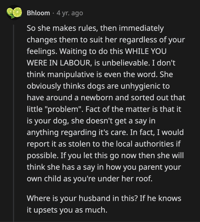 OP Was Advised to File a Police Report Against Her MIL for What Happened