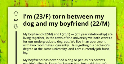 Lady Cries Out Online As She's Torn Between Picking Her Dog Or Her Boyfriend