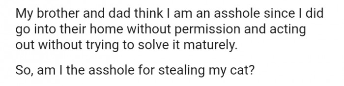 I got into their home without permission