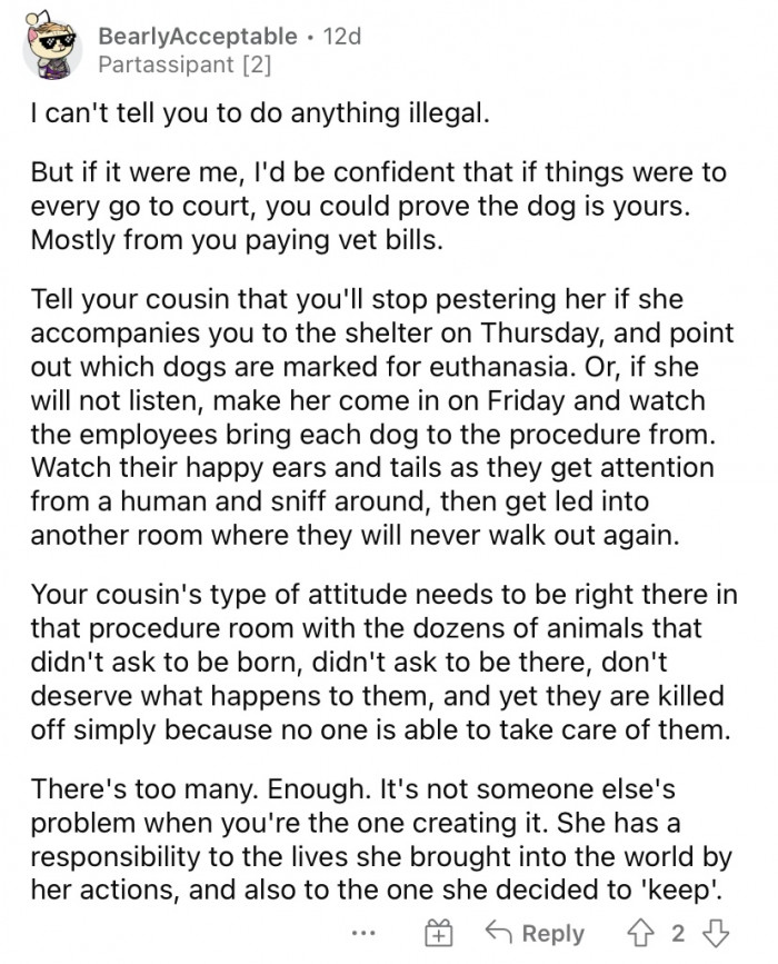 "It's not someone else's problem when you're the one creating it."