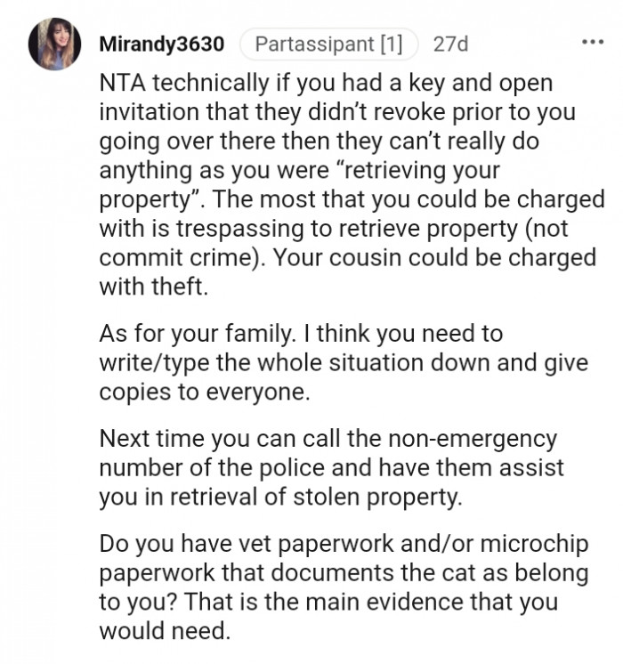 You need to write the whole situation down