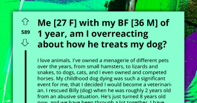 Lady Vet Asks If She's Doing Something Wrong As Her BF Finds It Disgusting That She Kisses Her Dog