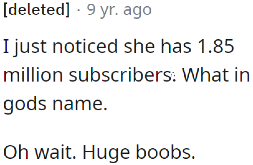 Those were enough to attract that number of viewers.