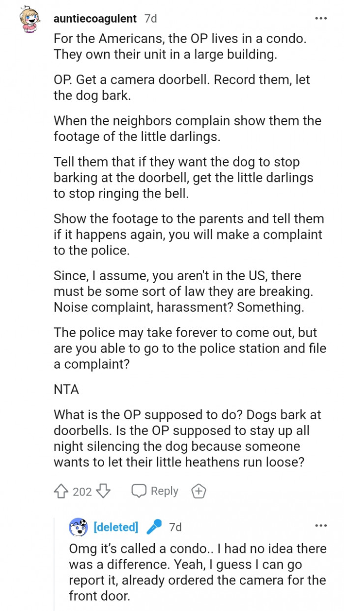 Show the footage to the parents and