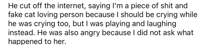 OP's boyfriend got pretty angry and had an extreme reaction.