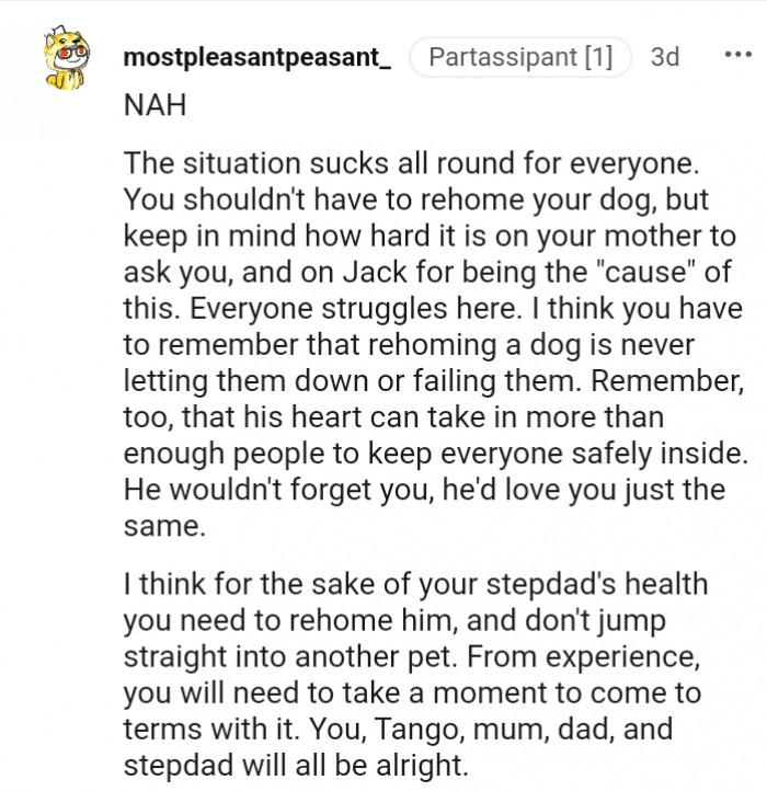 13. Rehoming a dog is never letting them down