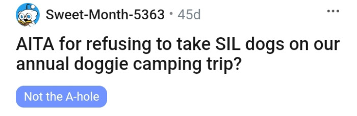 And here we have the story's title